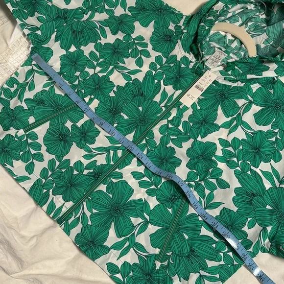 J.Crew Full-zip active anorak in botanical print BT715 - Picture 6 of 9